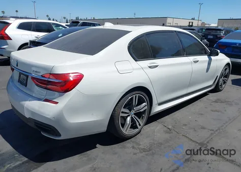 2017 BMW 740I xDrive z USA, uszkodzony, nr VIN WBA7E4C33HGU99969